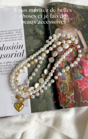 Collar romántico joyas única Veronicsaa